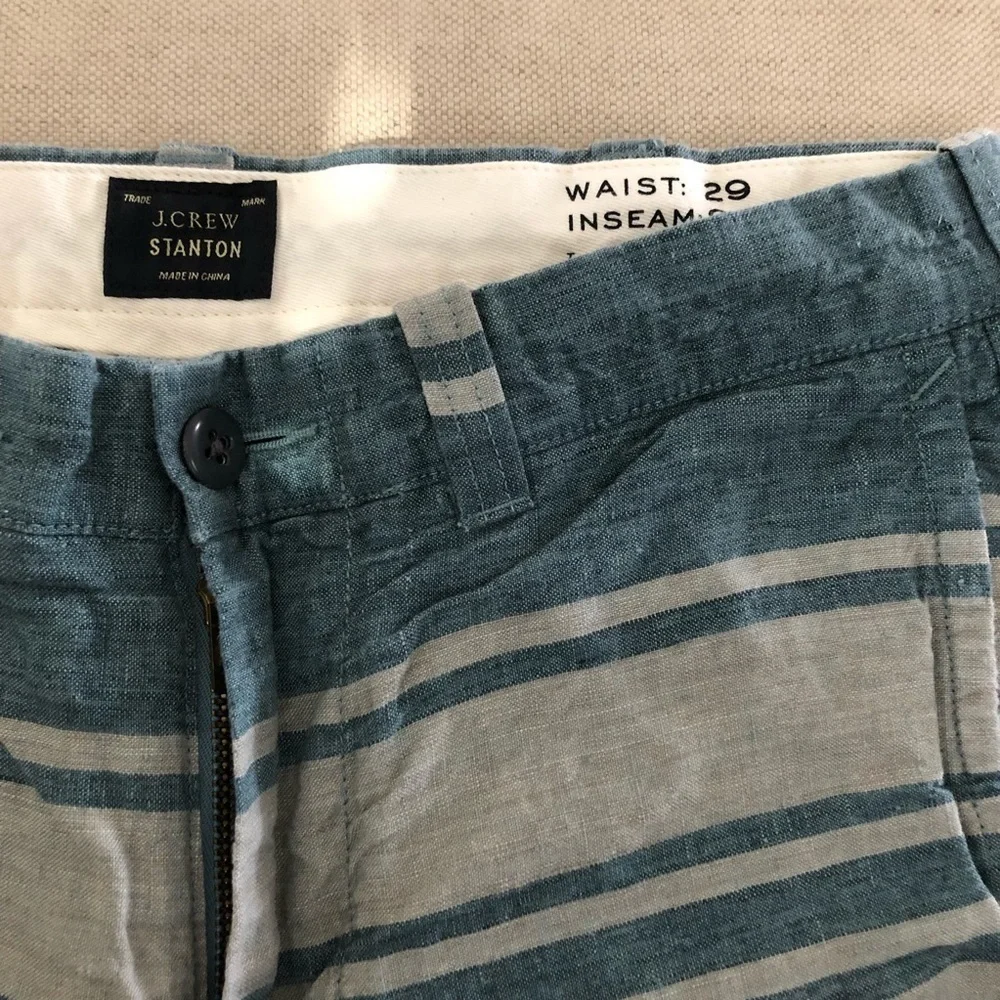 J. Crew Stanton Striped Shorts